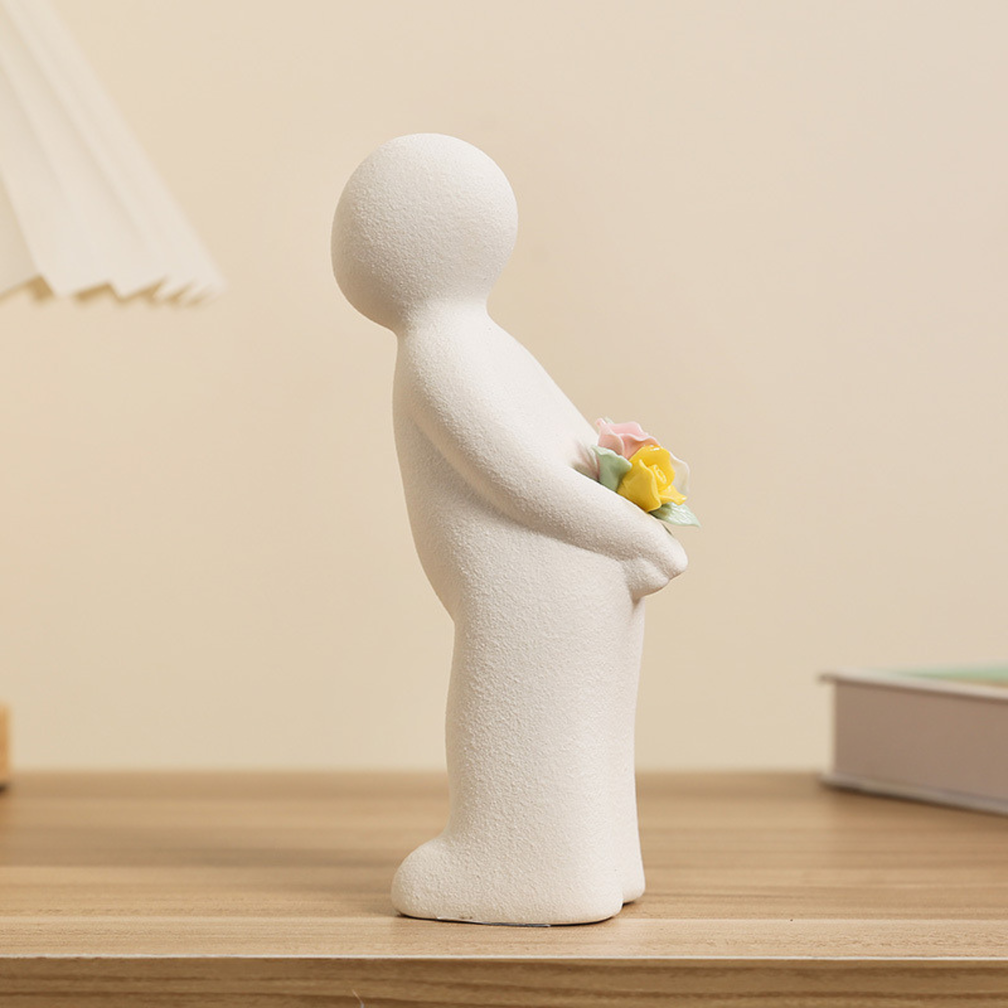 Modern Ceramic Couple Statue