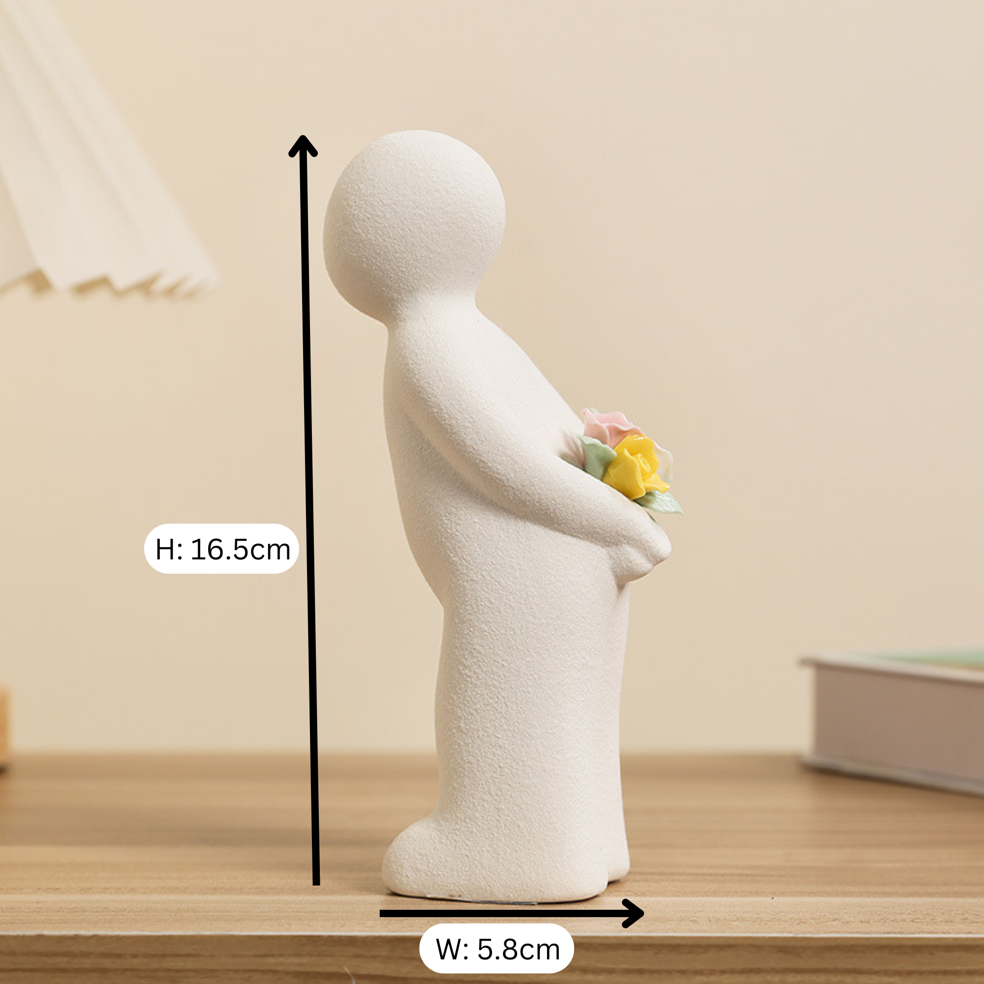 Modern Ceramic Couple Statue