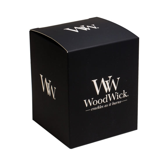 WoodWick Mini Jar Candle Gift Box. An excellent present for any occasion. Stylish Woodwick branded gift box for mini glass jar.