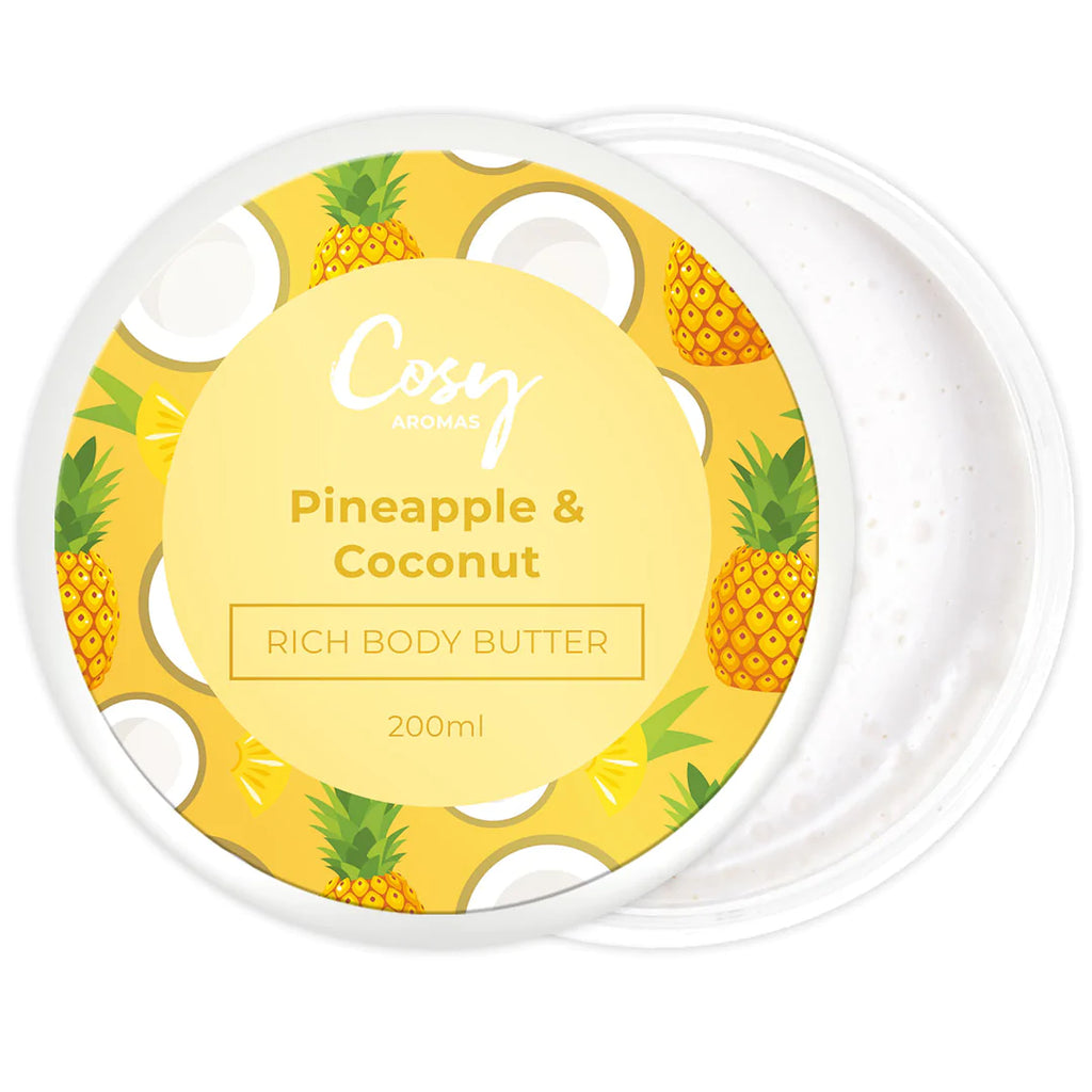 Cosy Aromas Pineapple & Coconut - 200ml Body Butter
