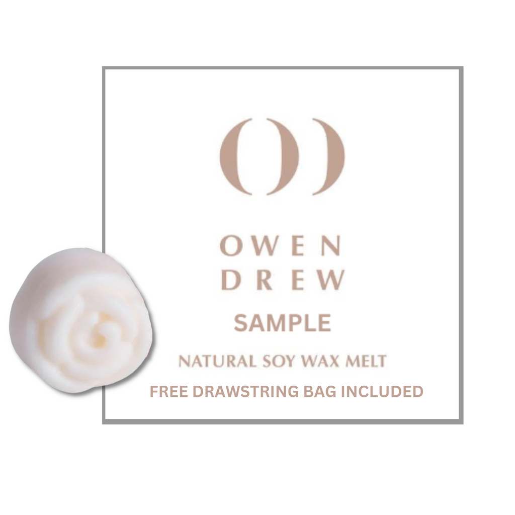 Owen Drew England Luxury Soy Wax Candle Sample (1 Rose )