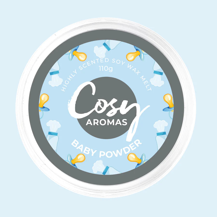 Cosy Aromas Baby Powder - 110g Wax Melts