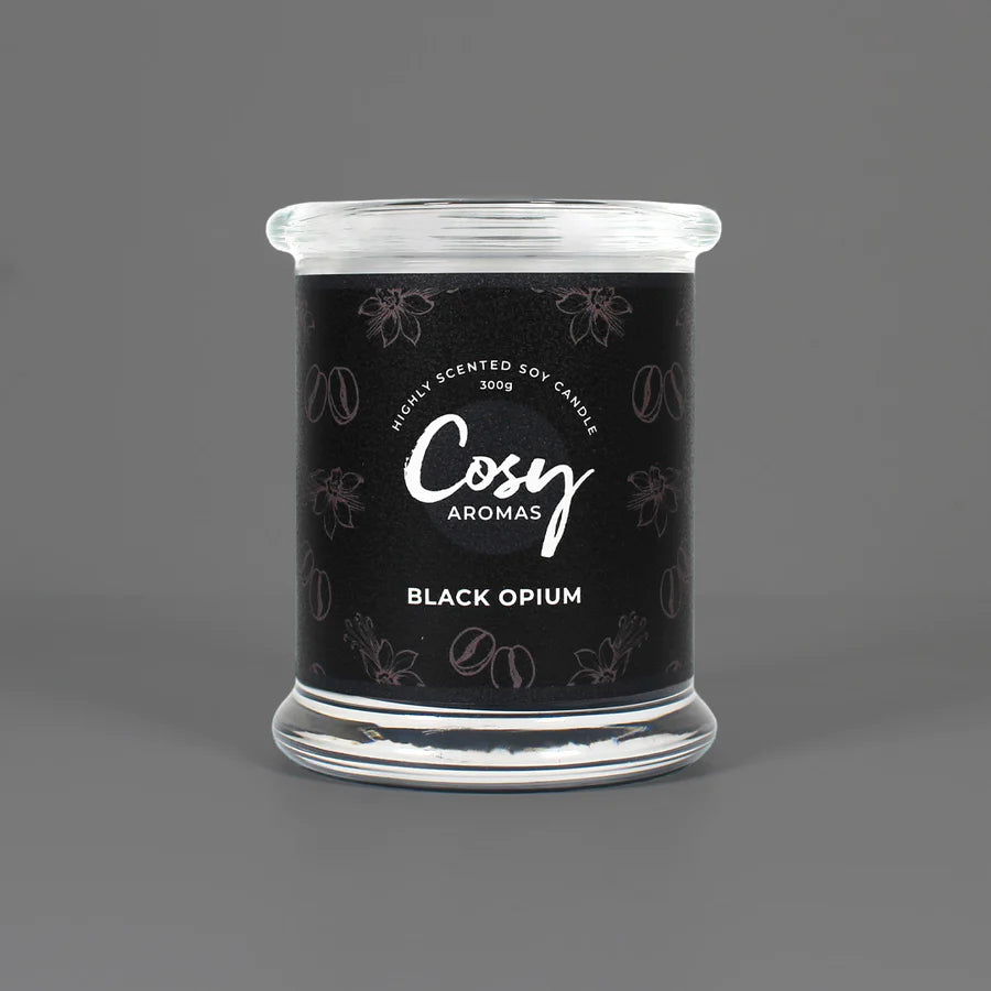 Cosy Aromas Black Opium - 240g Jar Candle