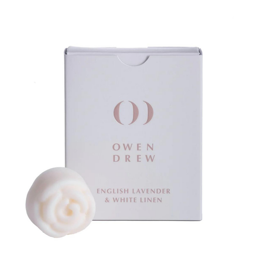 Owen Drew England English Lavender & White Linen Luxury Soy Wax Melts