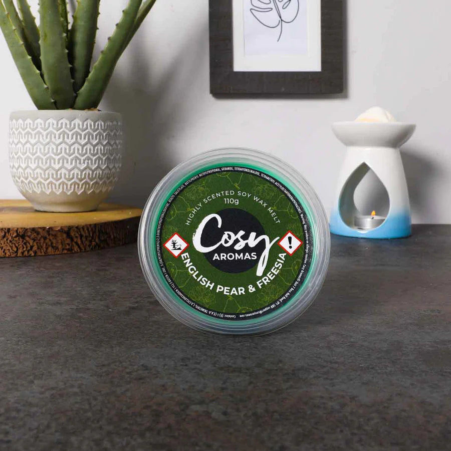 Cosy Aromas English Pear & Freesia - 110g Wax Melts