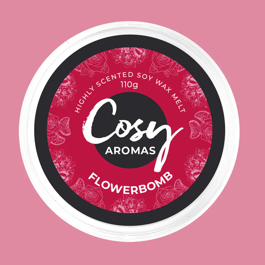 Cosy Aromas Flowerbomb - 110g Wax Melts