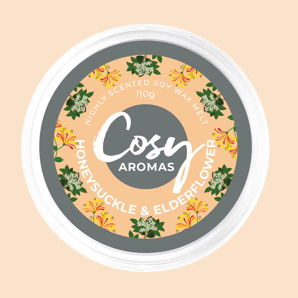 Cosy Aromas Honeysuckle & Elderflower - 110g Wax Melts