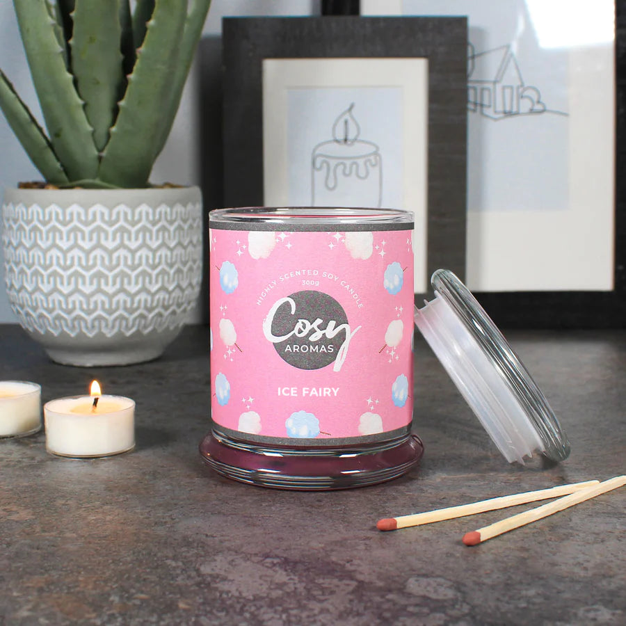 Cosy Aromas Ice Fairy - 240g Jar Candle