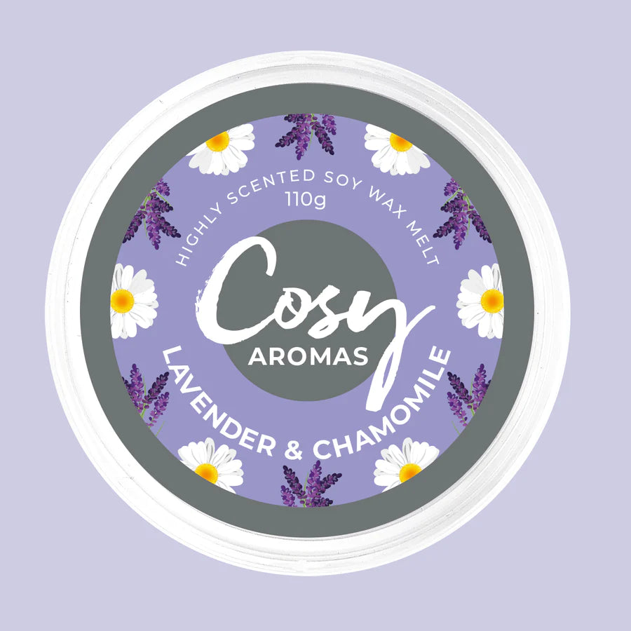 Cosy Aromas Lavender & Chamomile - 110g Wax Melts