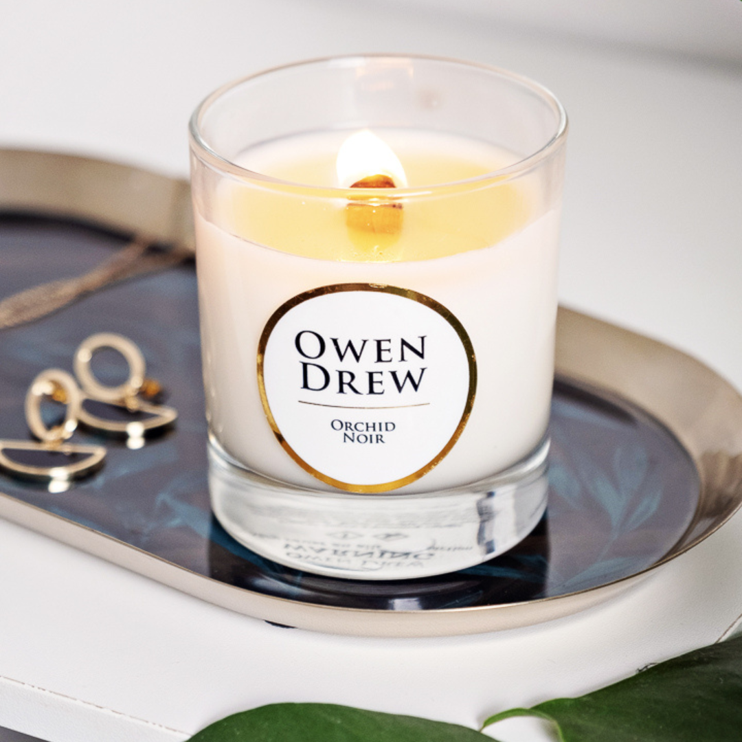 Owen Drew England Orchid Noir Luxury Candle