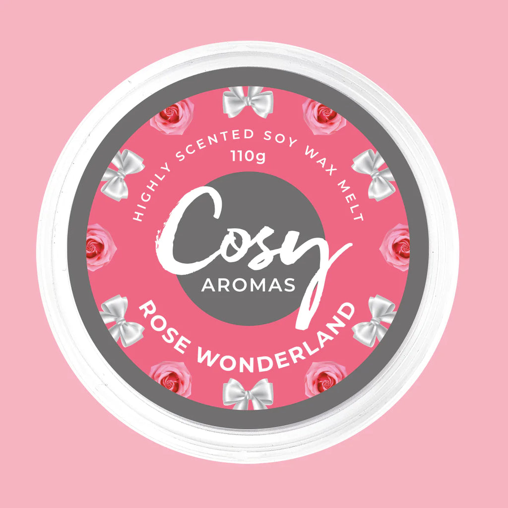 Cosy Aromas Rose Wonderland - 110g Wax Melts