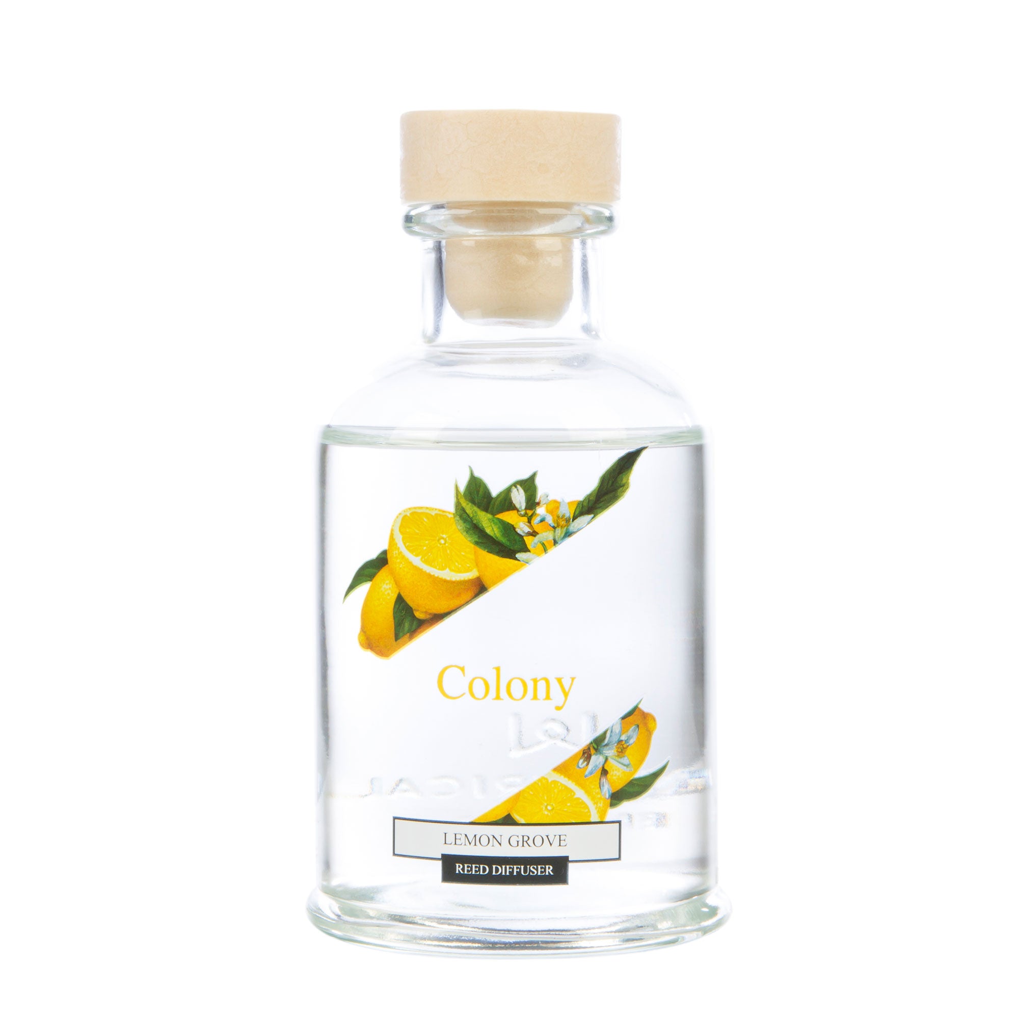 Wax Lyrical Colony Lemon Grove Diffuser. Citrus scent with pieces of zesty lemon, fresh verbena makes a lovely scent for any house.